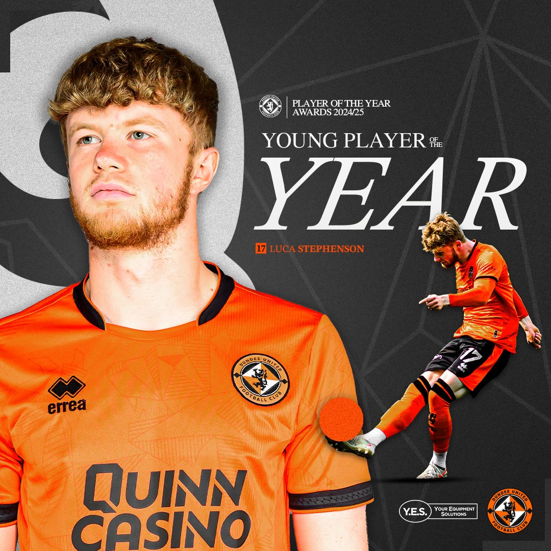 🦁 Maturity beyond his years Liverpool FC loanee Luca Stephenson wins #DUFC's Young Player of the Season Award! 🥇