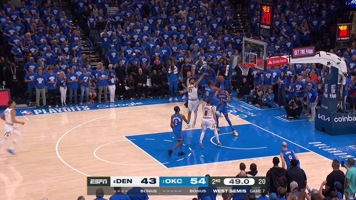 THUNDER STORMING ⚡️ J Dub finishes the break 😤