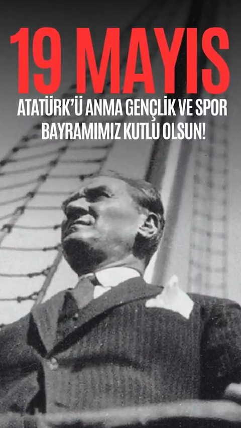 "Bütün ümidim gençliktedir..." M. Kemal Atatürk 🇹🇷 #19Mayıs 🇹🇷