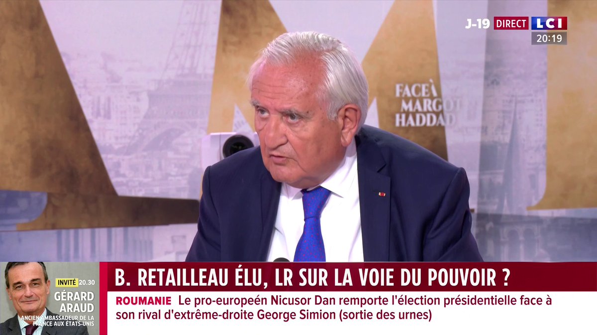 🗣️ Présidentielle 2027 : "Il n'y a qu'une place au 2nd tour. Tous ceux qui voudront jouer des perspectives personnelles, individuelles, égoïstes, échoueront." 🔴 Jean-Pierre Raffarin, invité de ✦ Margot Haddad ✦