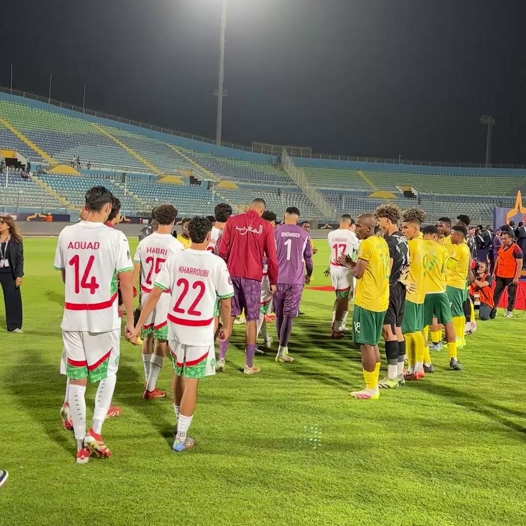 Mutual respect. 🇿🇦🤝🇲🇦 #TotalEnergiesAFCONU20