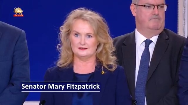 At #FreeIran2025, 🇮🇪 Senator Senator Mary Fitzpatrick presented a statement backed by a majority of the Irish Senate, condemning the regime’s repression and endorsing Maryam Rajavi’s 10-point plan. “This regime fears freedom, women, and truth.” #en_simayazadi
