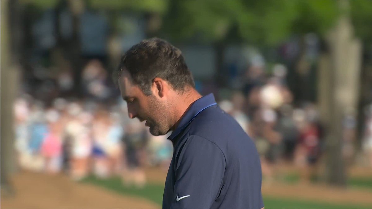 The moment Scottie Scheffler won the PGA Championship! 🏆
