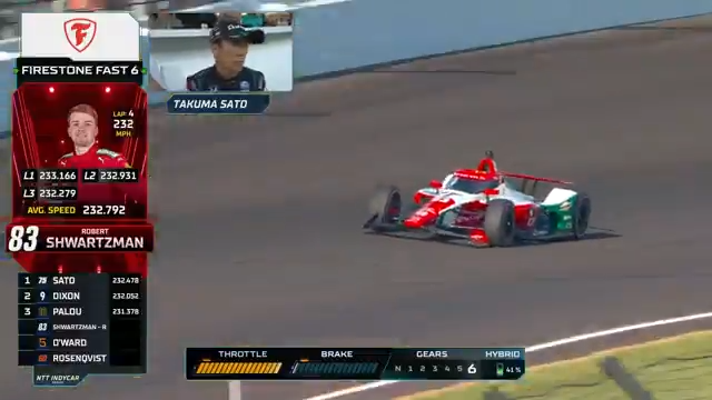 Robert Shwartzman! What a run by the rookie. #Indy500