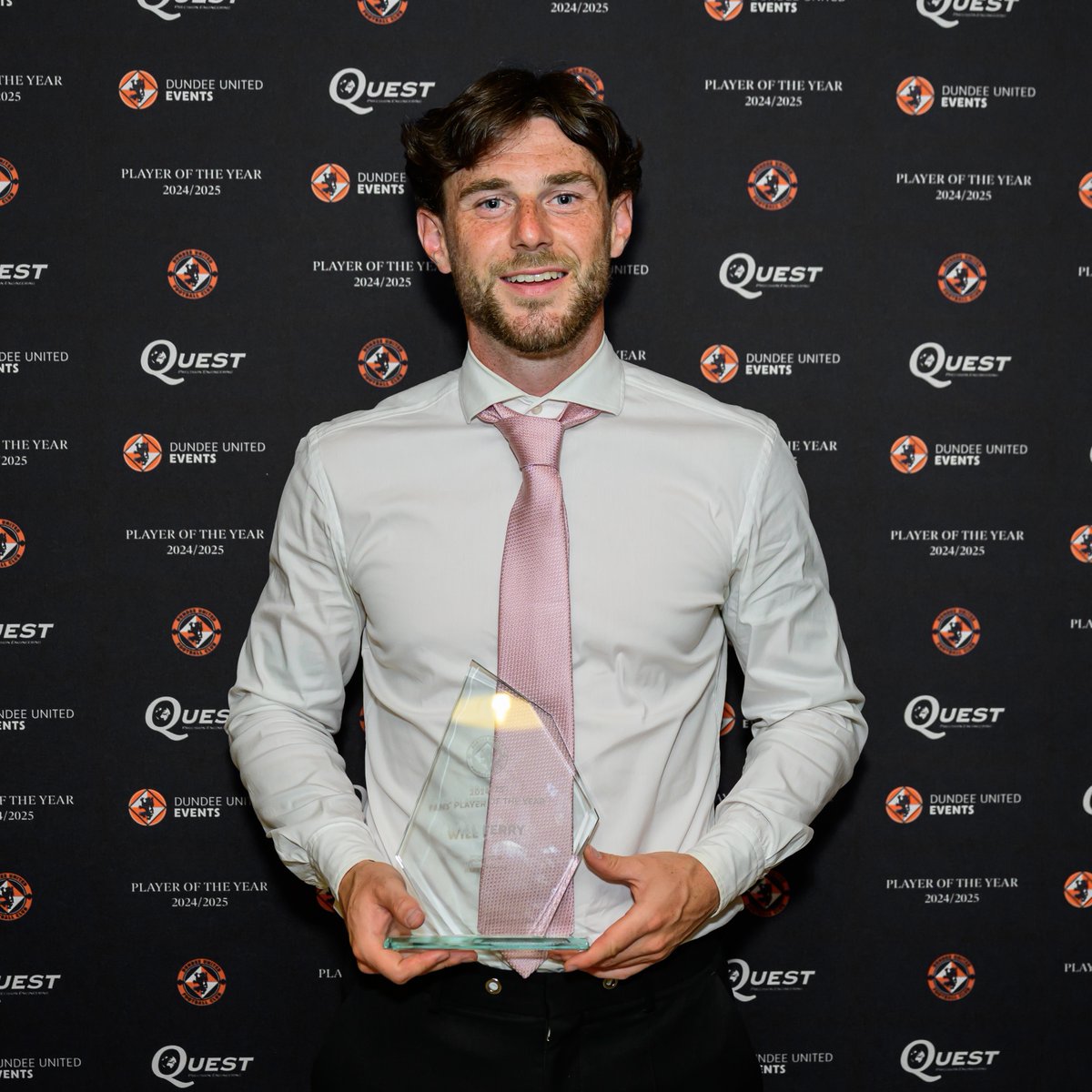 💬 Reaction from @WillFerry10 after being named #DUFC Fans' Player of the Year