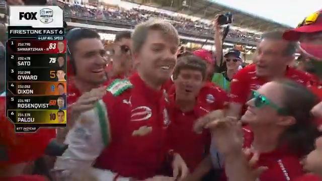 ROOKIE ROBERT SHWARTZMAN WINS THE POLE FOR THE 2025 INDY 500!