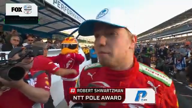 Robert Shwartzman is the first rookie to win the #Indy500 pole since 1983.
