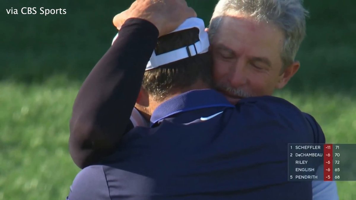 The moment Scottie Scheffler won the PGA Championship at Quail Hollow Club 👏