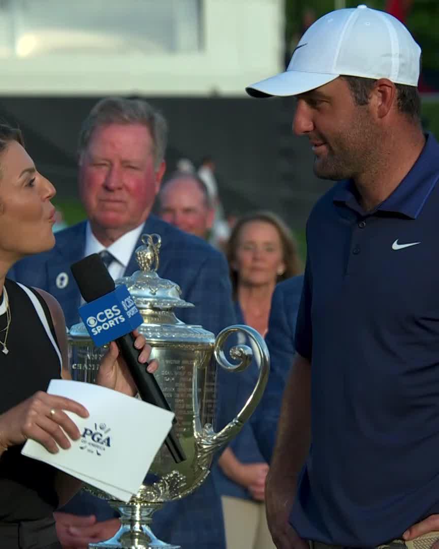 "It's tough to put into words what he means to me. He's taught me everything about the game of golf." Scottie Scheffler talks about his longtime PGA Coach Randy Smith. 🥹 Northern Texas PGA
