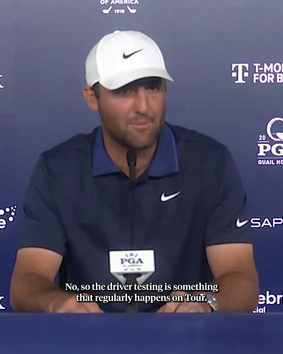 Scottie Scheffler confirmed that his driver failed conformance testing earlier this week. He also wants to see more robust and stricter testing.