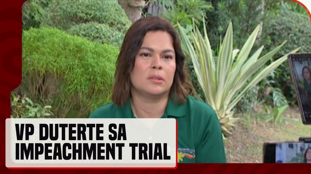 'I WANT A BLOODBATH' Nanindigan si Vice Pres. Sara Duterte na gusto niyang matuloy ang impeachment trial sa kaniya dahil aniya gusto niyang magkaroon ng "bloodbath" rito. #News5
