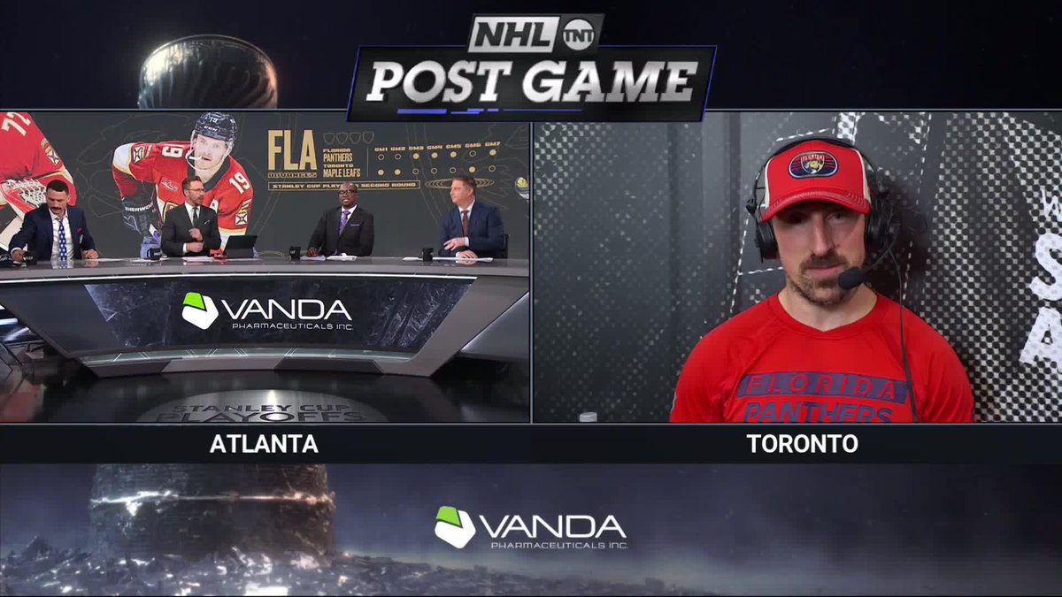 Brad Marchand said the Panthers had the "beLEAF" to win Game 7 😭