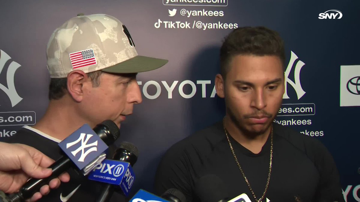 Jorbit Vivas was asked how he kept his composure in a big spot in the 8th inning: "You tell God, 'help me here,' and things worked out."