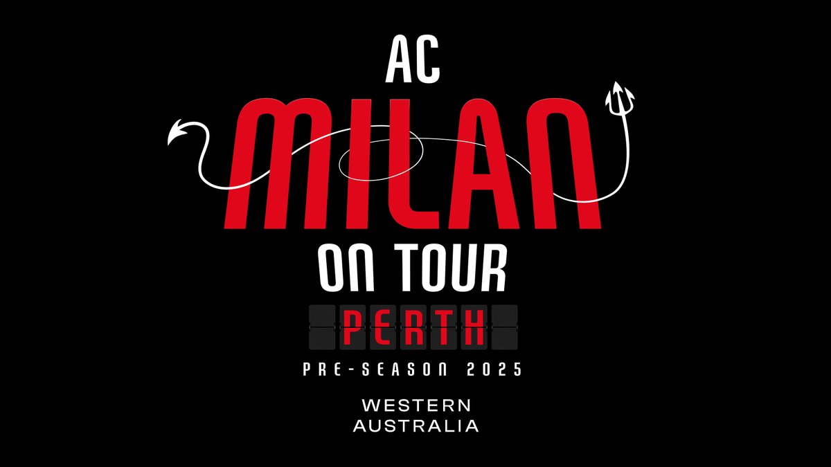 Summer plans updated for our 2025 Pre-Season Tour: we’re going back to Perth! 🇦🇺 #SempreMilan