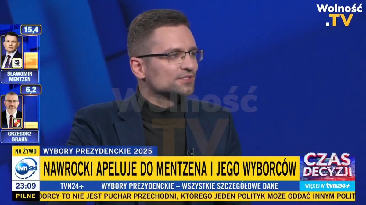 "Najgorsze, co by się mogło dla Polski wydarzyć, to prezydentura Rafała Trzaskowskiego, która sprawiłaby, że pełnię władzy miałaby Platforma!" ✅ Michał Wawer w TVN24 ws. sondażowych wyników wyborów prezydenckich Michał Wawer Konfederacja #Wybory2025 #wybory #WyboryPrezydenckie2025 #wyboryprezydenckie