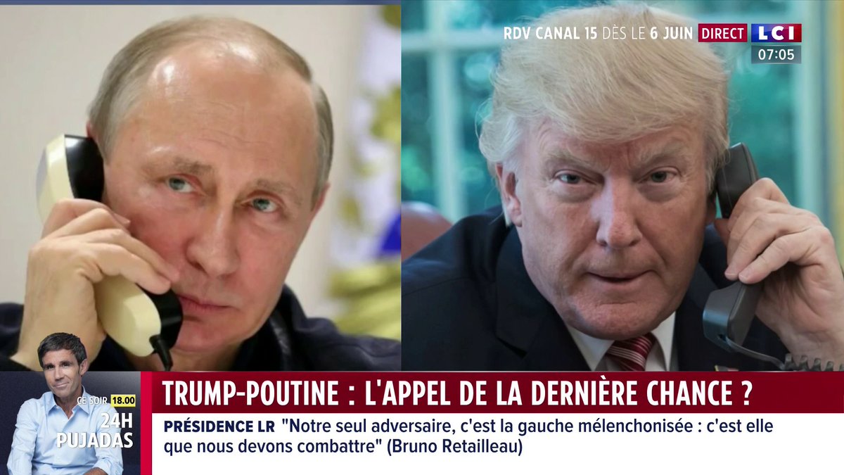 Guerre en Ukraine : Donald Trump va appeler aujourd'hui le président russe Vladimir Poutine pour "mettre fin au bain de sang"