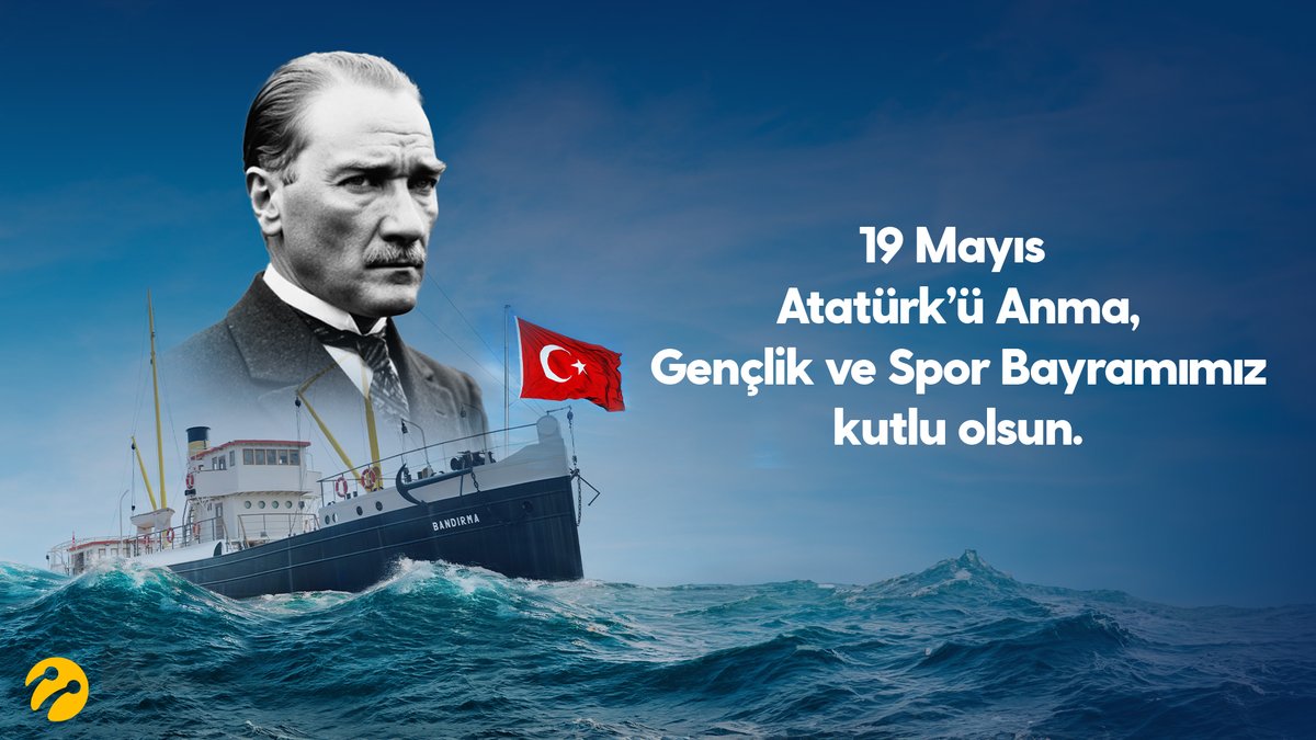 Bizim geleceğimiz, senin fikirlerin. 19 Mayıs Atatürk’ü Anma Gençlik ve Spor Bayramımız kutlu olsun. 🇹🇷