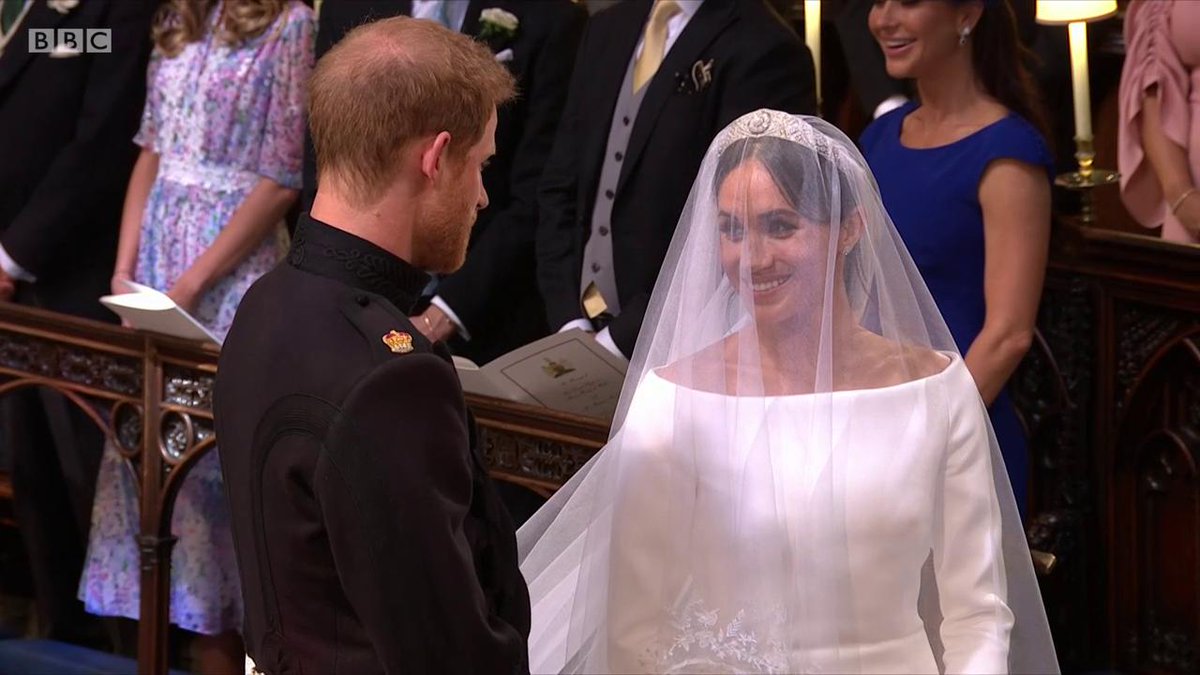 Prince Harry was in front of the world, in front of God ,flirting with Meghan like no one was watching😭. This man never cared what y’all thought about him, not once .It explains why a certain demographic hate his wife. She dared to be adored.