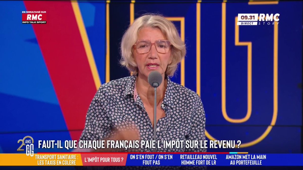 💰Faut-il que chaque Français paie l'impôt sur le revenu ? 🗣️Zohra Rose Bitan 🌹🎗️SoutienFD0🦩 : "Les gens qui ont de faibles revenus pourraient contribuer à hauteur de ce qu'ils gagnent. C'est important parce que rien n'est gratuit : l'école, les soins, les transports, c'est pas gratuit." #GGRMC