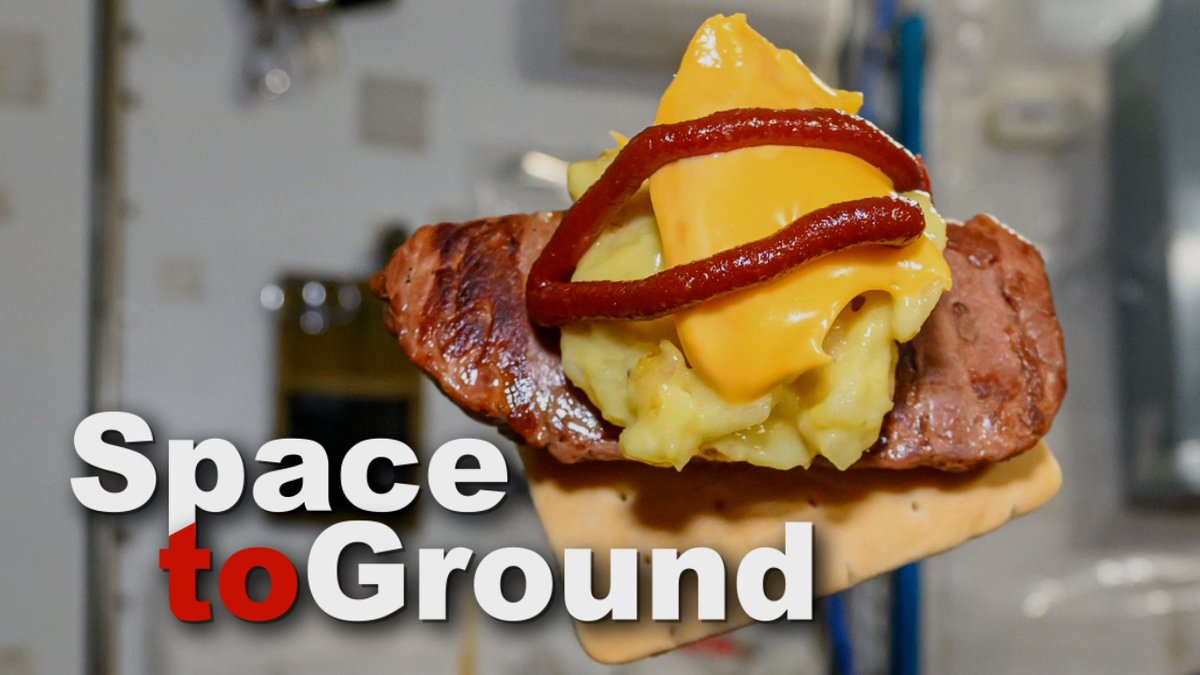 The SpaceX Dragon cargo craft is set to return children's books and robotic hardware back to Earth. The station crew also tried a new bite-sized burger recipe and conducted cancer research in space. #SpaceToGround