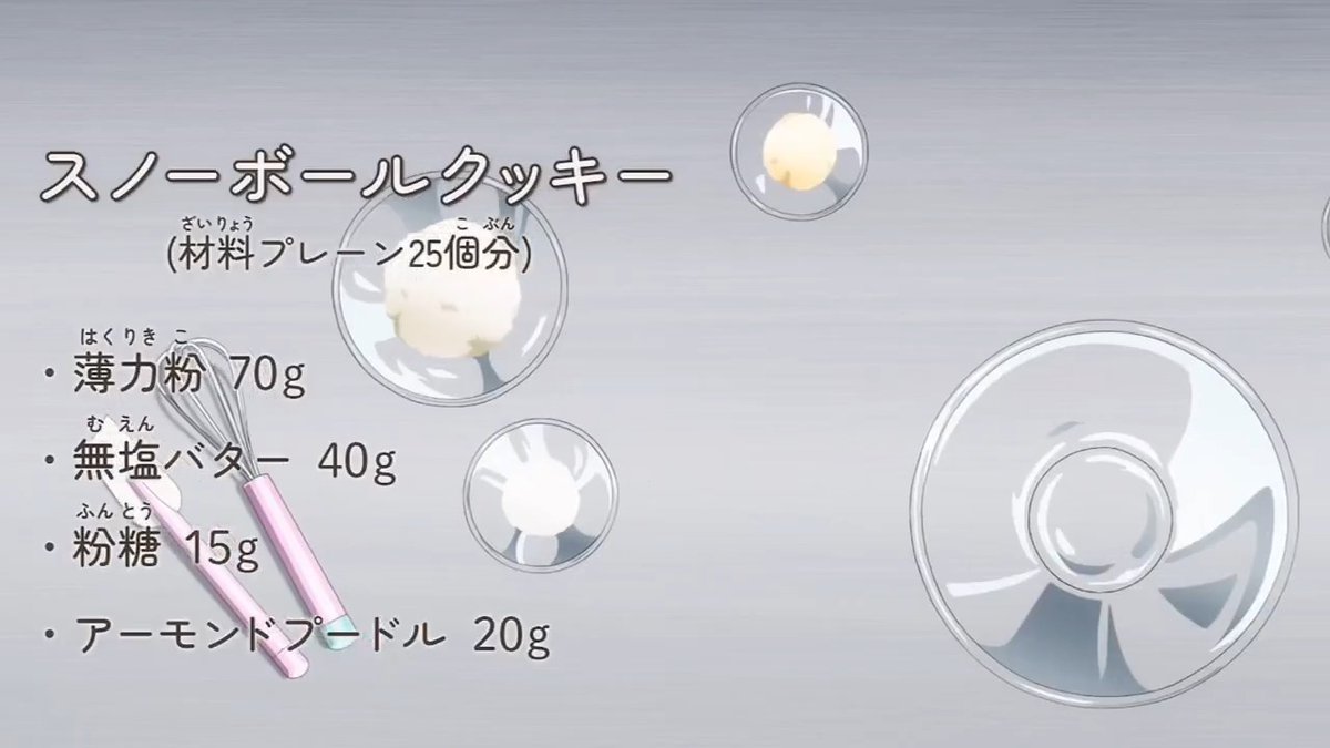 みなも流スノーボールクッキーの作り方🩵🍪 みんなも参考に作ってみよう！ #プリオケ
