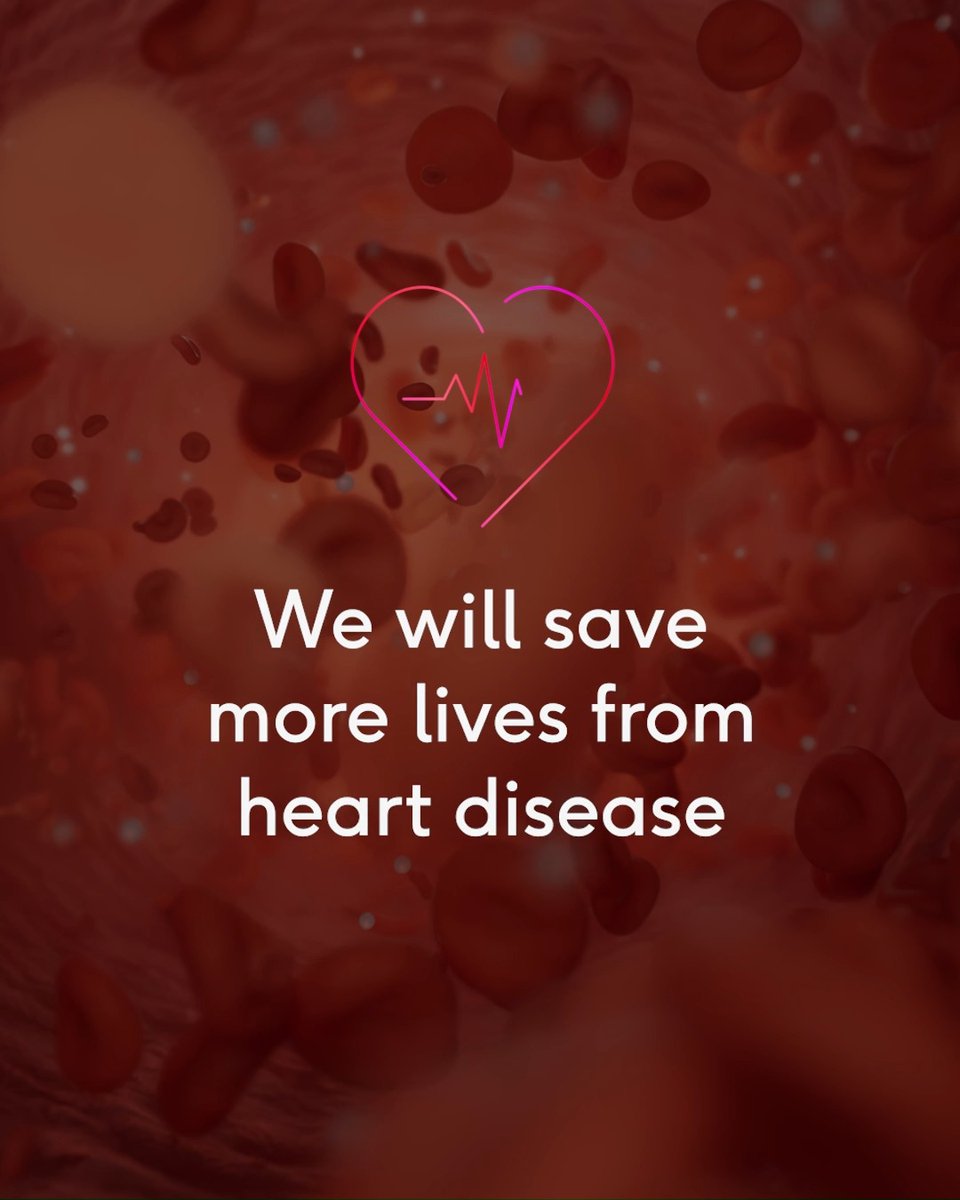 Cardiovascular disease is still the world's biggest killer. We're committed to saving more lives, discovering groundbreaking treatments and cures, and providing vital information. With your help, we can support everyone with heart disease to live a longer, healthier life. ❤️