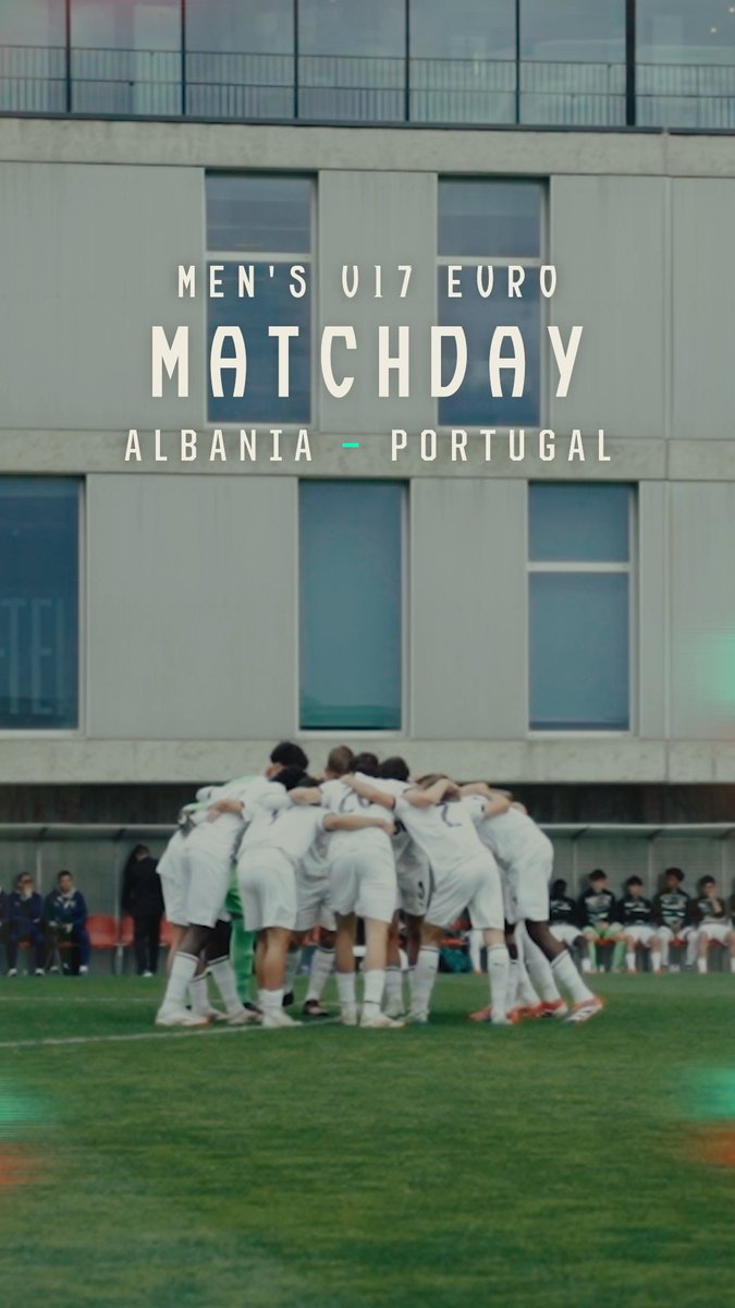 O 𝗶𝗻𝗶́𝗰𝗶𝗼 da caminhada. ♟️ #FazHistória | #U17EURO