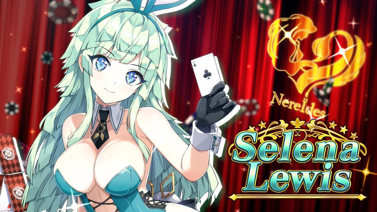 ◤ドルウェブ PV◢ 5/20(火)メンテナンス後から 「ドルフィンフェス」開催！ フェス限定の衣装で登場！ 『セレナ・ルイス』です！ (CV: #諏訪彩花 さん) #ドルウェブ