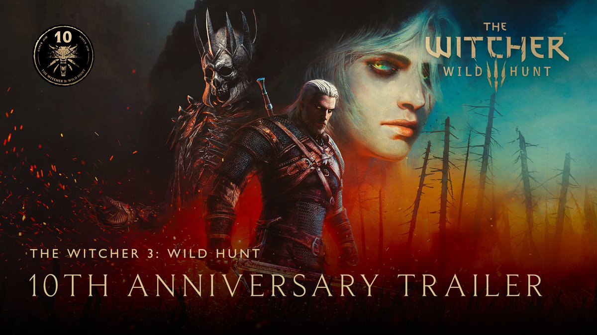 Celebrate 10 years of killing monsters and forging unforgettable memories! ⚔️ It's been a decade since you began the search for Ciri, discovering all the choices, adventures, and stories that followed. Thank you for walking this Path with us. 💖 #10YearsofTheWitcher3