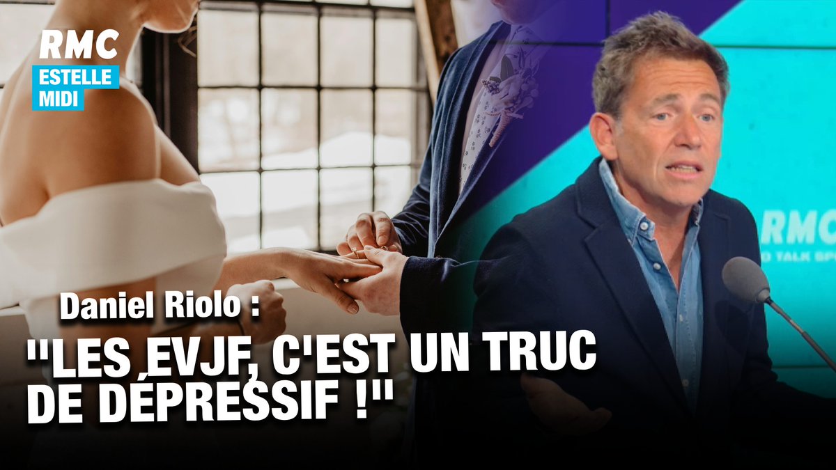👰‍♀️ Carton des enterrements de vie de jeune fille 🎙️ Daniel Riolo : "Ce sont des week-ends de beuverie, les copains du marié se tapent tout ce qui bouge ! Les filles traînent dans la rue habillées en licorne... C'est grotesque ! C'est un truc de dépressif !" #EstelleMidi