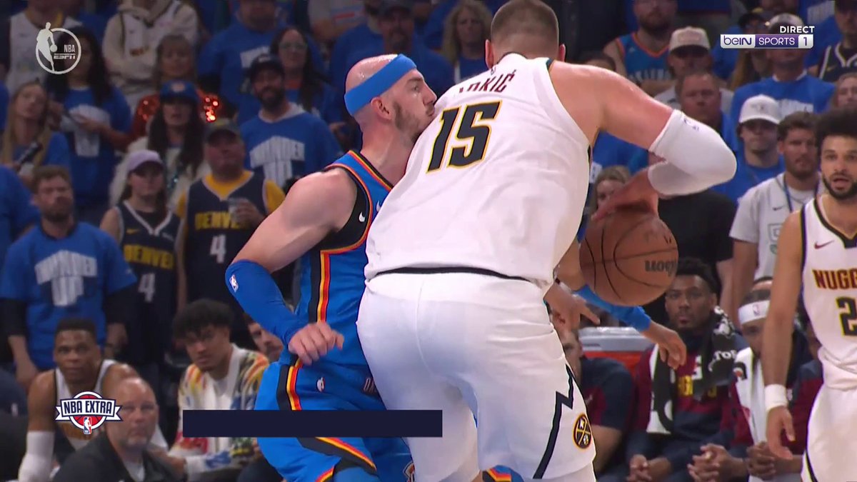 🏀 #NBAExtra 🤔 Caruso est-il allé trop loin en défendant sur Jokic ?
