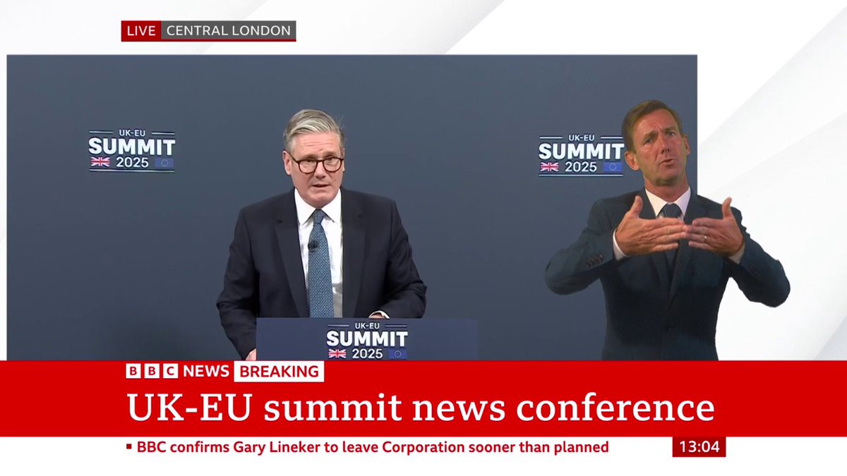 Keir Starmer is asked by Chris Mason if he's "sold out" UK fishermen to reach the new deal with the European Union The PM replies that "the driving principles" of the agreement are bills, jobs and borders Follow live: