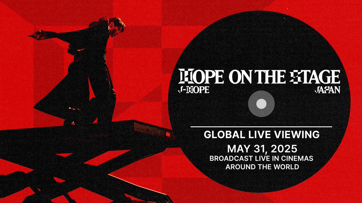j-hope Tour 'HOPE ON THE STAGE' in JAPAN: LIVE VIEWING 🎟️ 𝗧𝗶𝗰𝗸𝗲𝘁𝘀 𝗮𝗿𝗲 𝗮𝘃𝗮𝗶𝗹𝗮𝗯𝗹𝗲 𝘄𝗼𝗿𝗹𝗱𝘄𝗶𝗱𝗲! 🎬 Find a cinema near you! #jhope_TOUR_LIVEVIEWING #제이홉 #jhope #HOPE_ON_THE_STAGE_TOUR