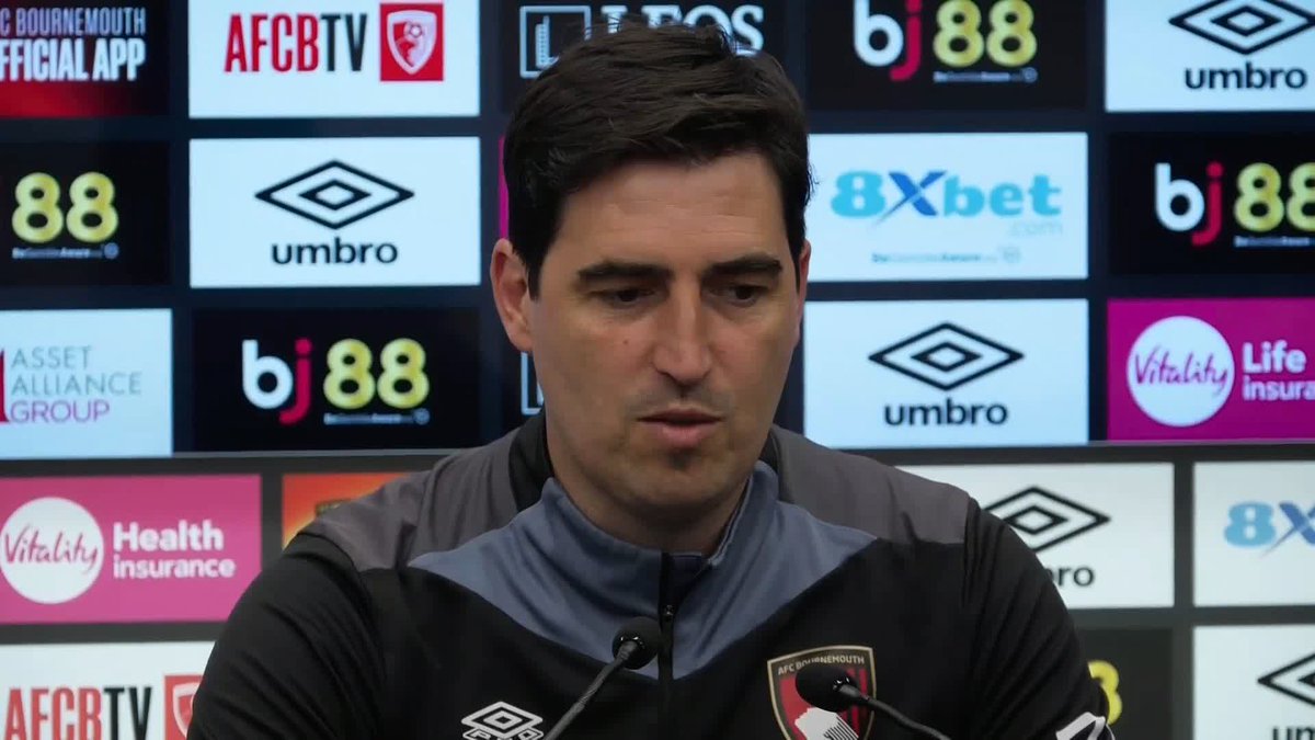 "For someone that is just 20, he has handled this situation quite well" 🤝 Andoni Iraola praises Dean Huijsen's professionalism in his move from Bournemouth to Real Madrid and wishes the centre-back all the best 📝