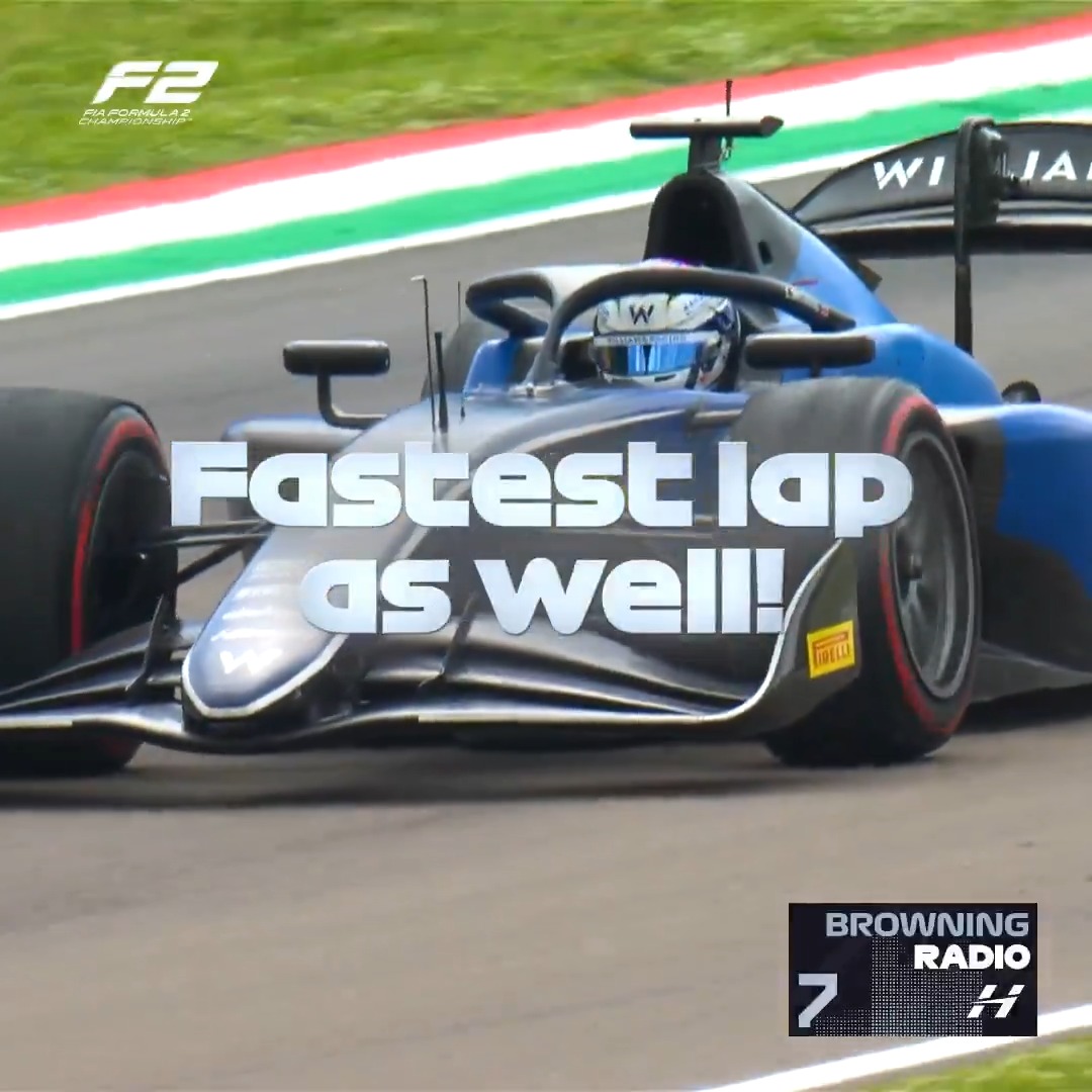 P3 and the fastest lap 🥉🟣 It was a super Saturday for Luke Browning at Imola 🦸☺️ #F2 #ImolaGP