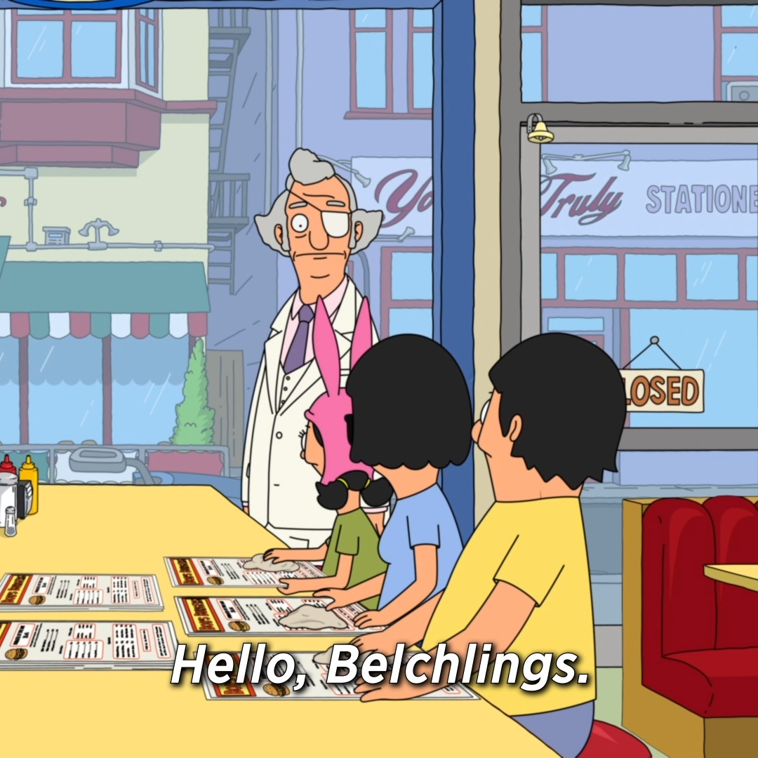 hello, belchlings 👋 a new #bobsburgers is now streaming on Hulu!