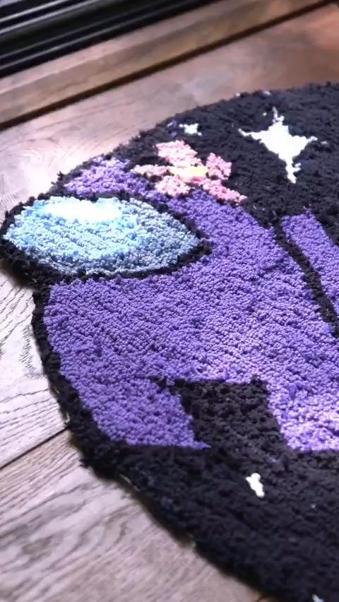 Tufted this Among Us rug a while ago. Would you buy a rug like this?