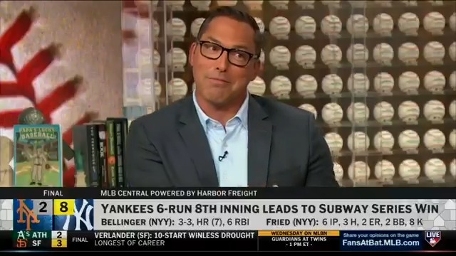 "The pivot was better than Plan A last night..." - Mark DeRosa #MLBCentral reacts to Max Fried, Cody Bellinger, Paul Goldschmidt and Devin Williams all delivering in last night's New York Yankees win over the Mets.