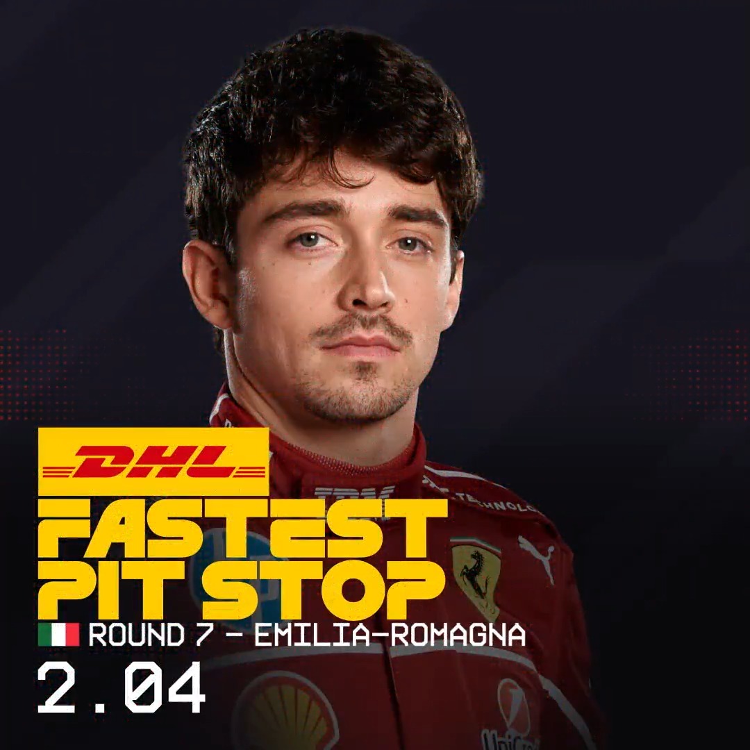 Where every millisecond counts 💪 The DHL_Motorsports Fastest Pit Stop is in and it's Ferrari on top in Emilia Romagna 👉 #F1 #ImolaGP #MomentsThatDeliver