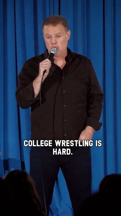 College wrestling is hard - @gregwarren Check out Greg Warren's new special 'The Champ' on the @Nateland_Ent YouTube Channel - LINK IN BIO!
