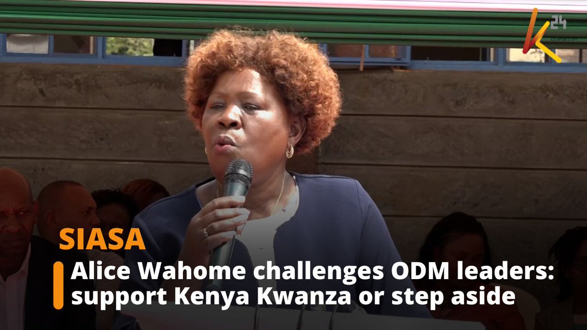 Alice Wahome challenges ODM leaders: support Kenya Kwanza or step aside