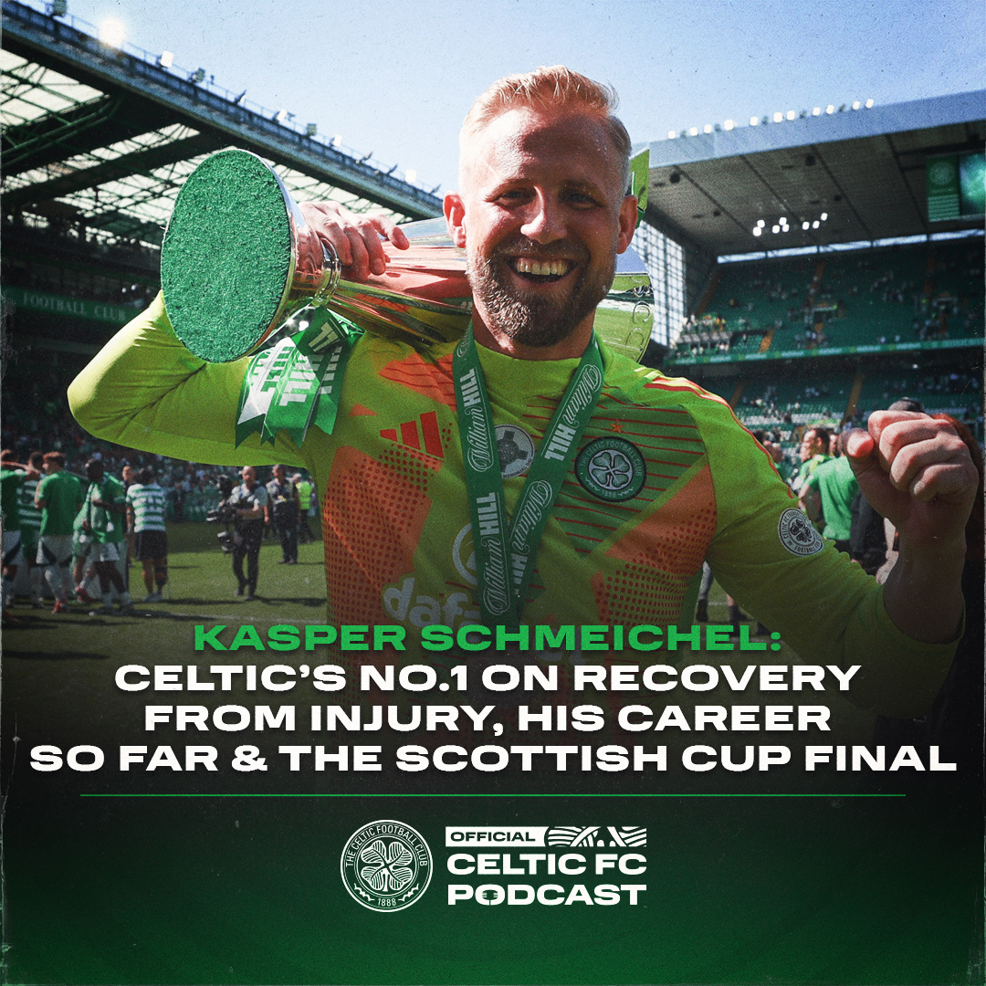 “Never take these things for granted because you never know what’s around the corner…” 🗣️ Celtic’s No. 1, Kasper Schmeichel looks ahead to the Scottish Cup final and shares some incredible stories from his career 🧤🍀 Catch the latest podcast episode now 🚨🎙