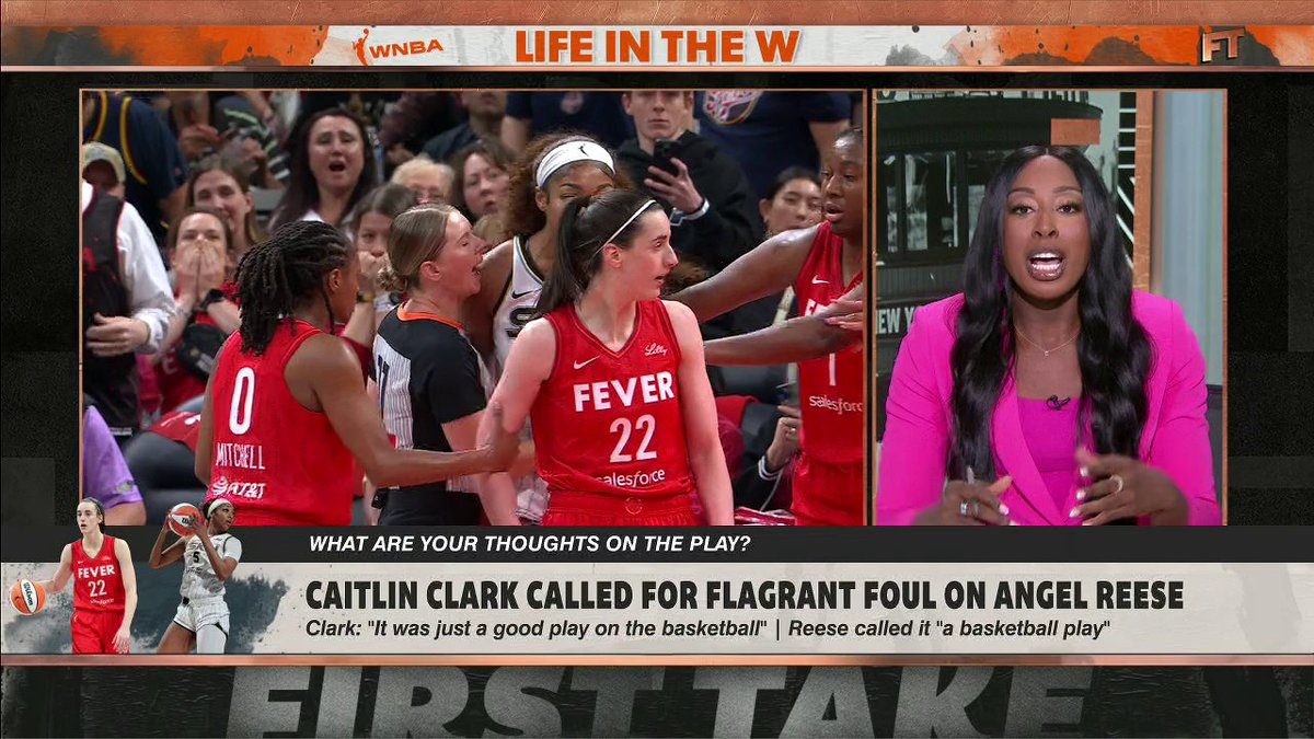 "If the players are unbothered, we should be too." —Chiney Ogwumike on Caitlin Clark's flagrant foul on Angel Reese