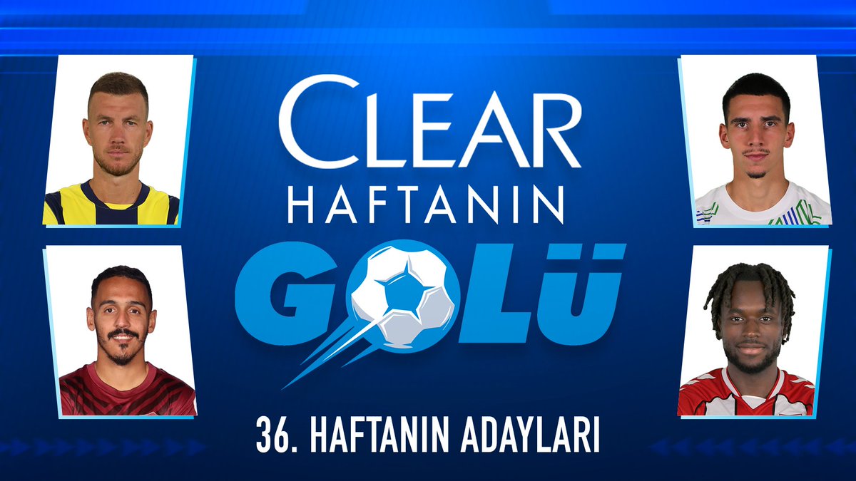 ⚽ #TrendyolSüperLig'de 36. haftanın en iyi golleri Clear Türkiye ile sizlerle! #ClearİleHaftanınGolü