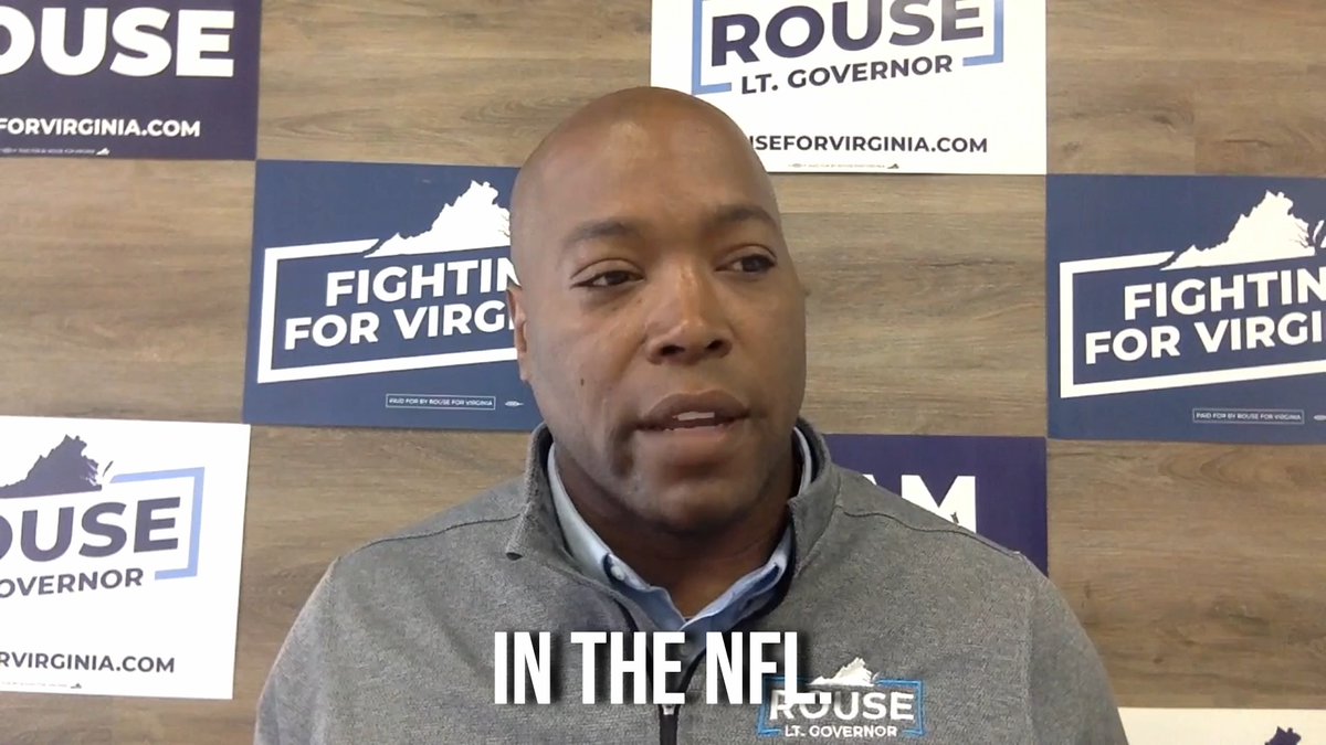 .Aaron Rouse hung up his cleats, but he’s still tackling problems in the VA legislature. Aaron joins tomorrow’s pod to talk Trump, Musk, and transitioning from the gridiron to the halls of government. Subscribe to our YouTube to watch: