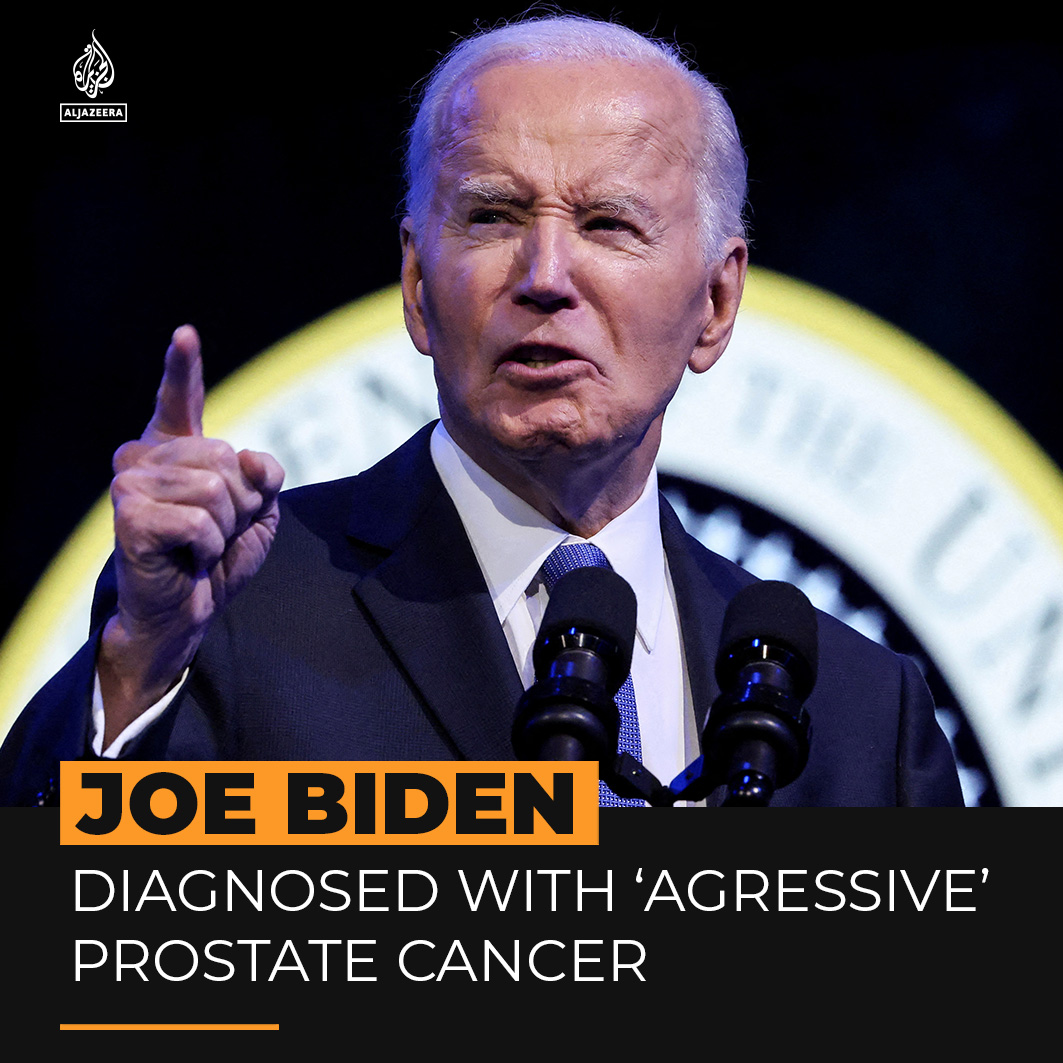 The office of former US President Joe Biden says he has been diagnosed with an aggressive form of prostate cancer that has spread to his bones. Here’s what we know so far.