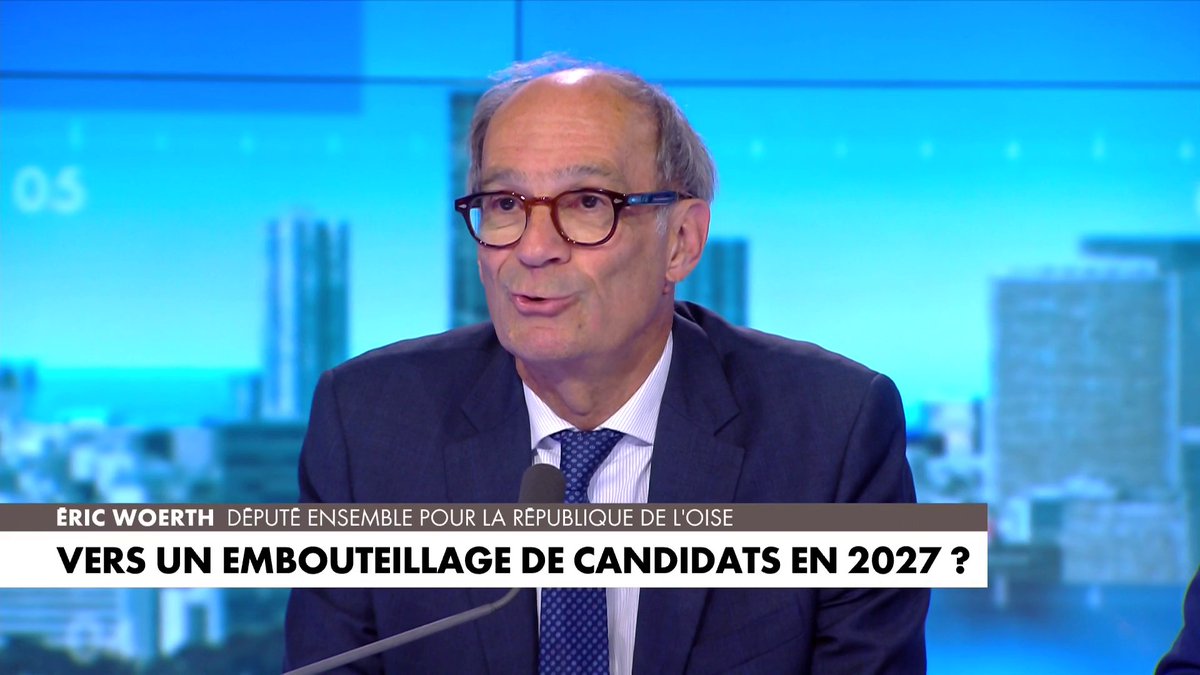 Eric Woerth, député Ensemble de l’Oise : «Je vois mal quelqu’un de 30 ans à peine devenir président de la République», à propos de Jordan Bardella pour représenter le RN dans la course à la présidentielle 2027, dans #Punchline