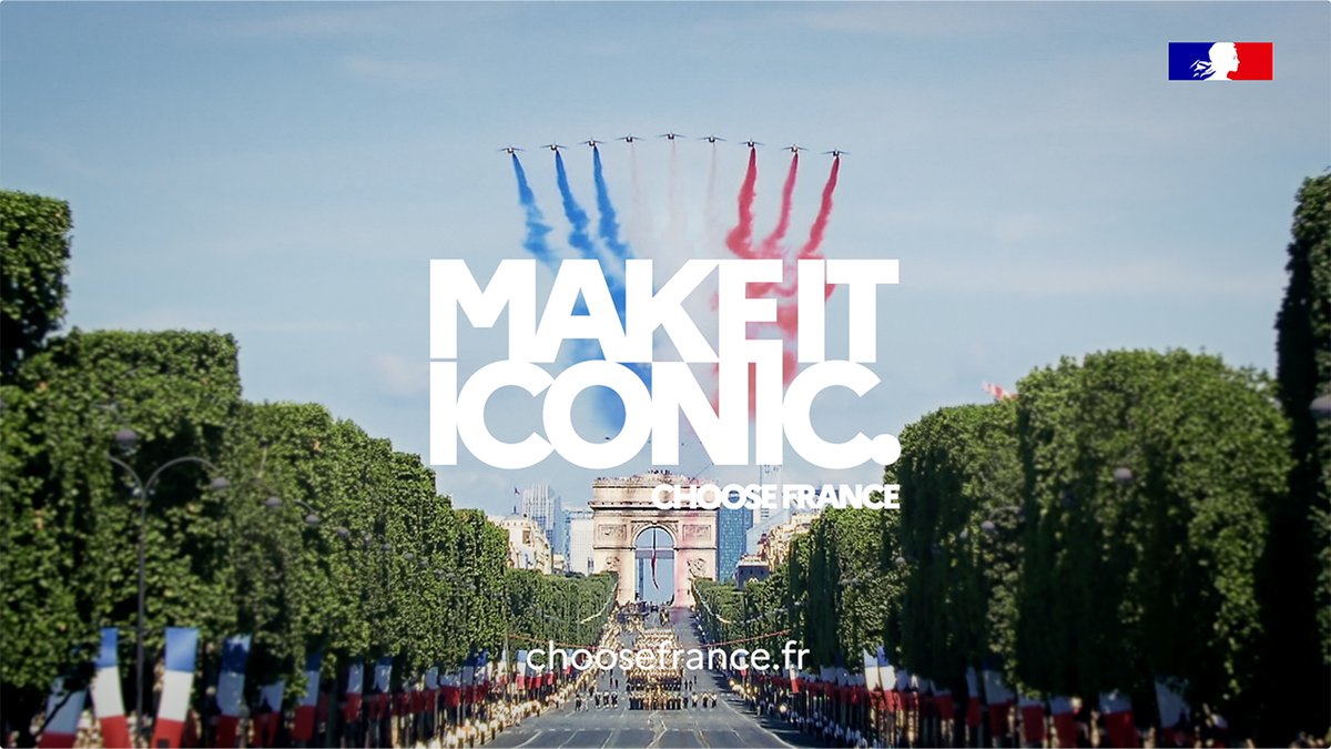 🇫🇷 En France, quand on fait quelque chose, ça devient souvent iconique. #MakeItIconic. Choose France.