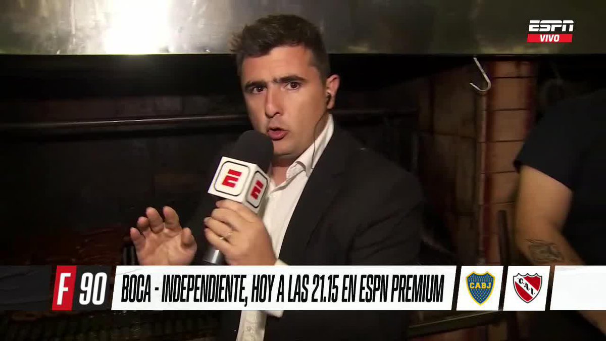 🥩 ¡SANGUCHE DE LOMITO PARA LA PREVIA! ¿Qué tal la antesala de #Boca vs #Independiente con taliban910 🎙? 📺 ¡No te pierdas #ESPNF90 en vivo por #DisneyPlus!