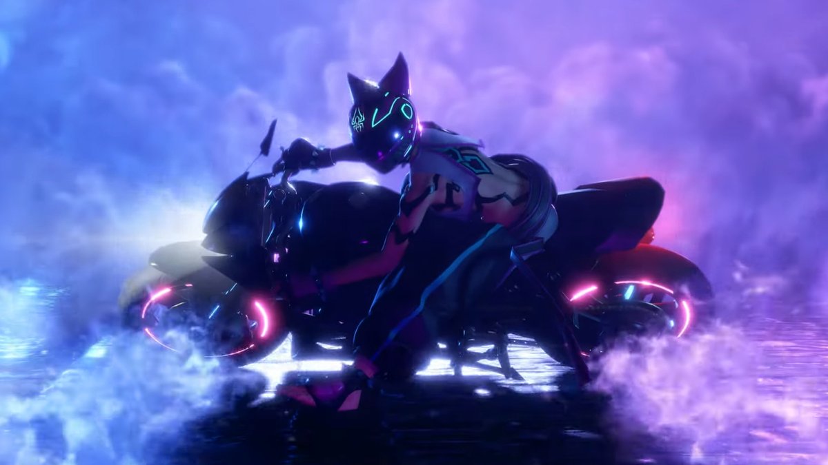Overwatch 2 x Street Fighter 6 Juri Kiriko Motorcycle Highlights Intro🏍️🐱 #Overwatch2's new highlight intro, modeled after the Street Fighter 6 Juri cutscene ✨